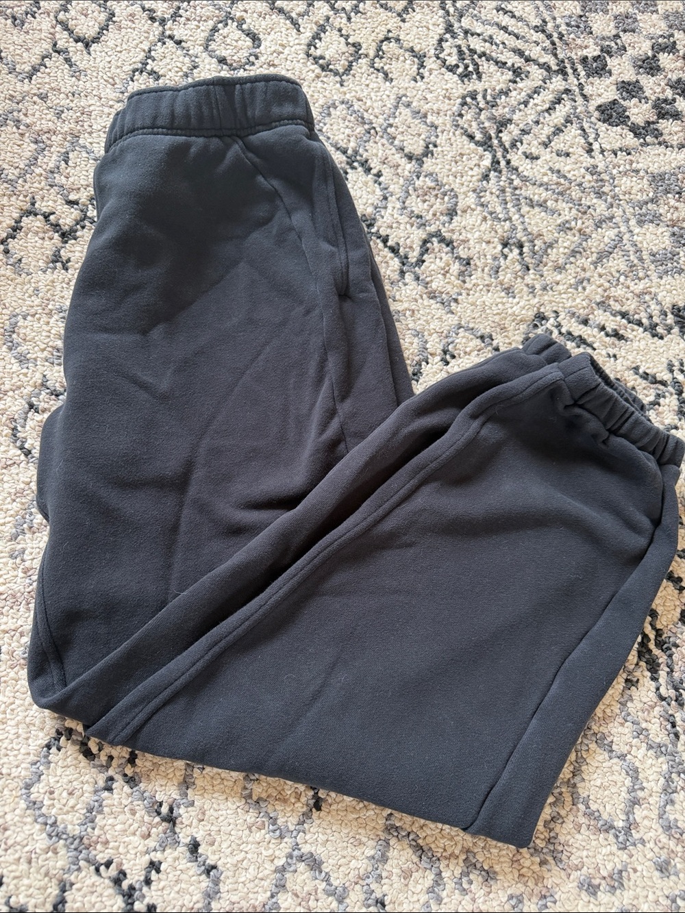 Black Jogger Sweatpants - Picture 4 of 5